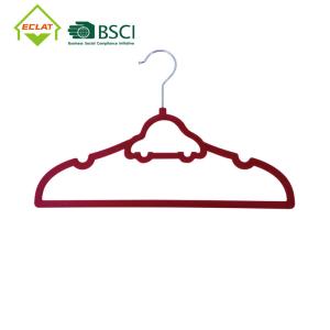 Buy cheap Cute Car Shaped No Trace 33cm Non Slip Velvet Hangers from wholesalers