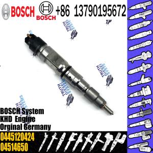 Buy cheap Diesel fuel Injector assembly common rail injector 0445120424 for diesel engine from wholesalers