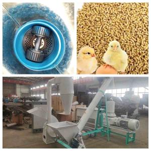 Buy cheap Flat Die Feed Pellet Maker 300kg/H -1000Kg/H Small Animal Feed Pellet Production Line from wholesalers