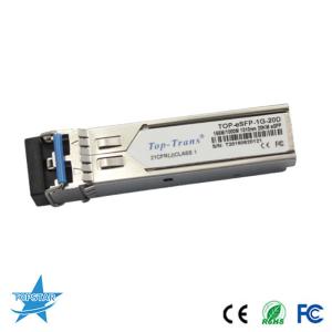 Buy cheap Esfp 1G SFP Optical Transceiver 20km 1310nm Multimode 3.3V from wholesalers