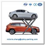 Buy cheap Scissor Lift 2 Post Parking Lift Vertical Car Park Stacker Car Garage Lift for Basement from wholesalers