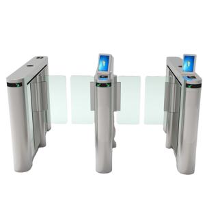 Buy cheap Security Swing Barrier Turnstile Full Height Retractable Flap Barrier from wholesalers