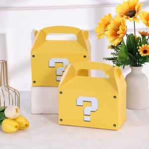 Buy cheap Custom Yellow Question Mark Folding Paper Gift Box from wholesalers