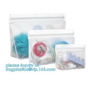 Buy cheap ReZip Seal Reusable Storage Bag PEVA food/snack/lunch storage bag, Reusable zip seal leakproof peva food snack storage b from wholesalers