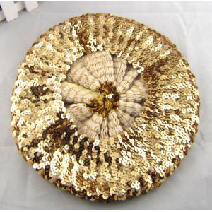 Buy cheap Kids Dance Accessories Sequin Beret Hats Delighting Wonderful Performance from wholesalers