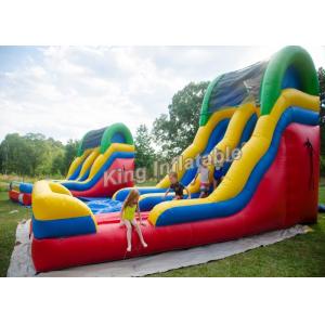 Giant eye-catching 15' Backyard Inflatable Water Slide Wet or Dry with PVC