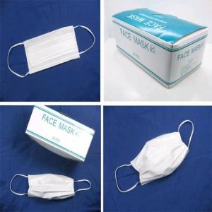 Buy cheap White 3 Ply Earloop Non Woven Disposable Face Mask from wholesalers