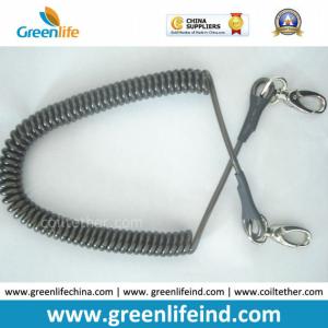 Buy cheap Strong Lanyard Steel Coiled Cable Rope W/Swivel Hooks from wholesalers
