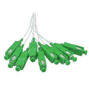 1x6 SC G657A2 0.9mm white cable 1meter mini model PLC splitter