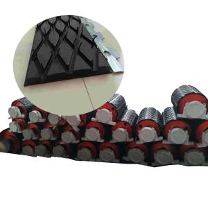 Buy cheap Conveyor Drum Slide Diamond Grooved Rubber Lagging On Pulleys from wholesalers