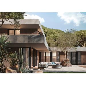 Buy cheap Single Family Homes Steel Fascia Board Luxury Prefabricated House Villa Modular Home Kits from wholesalers