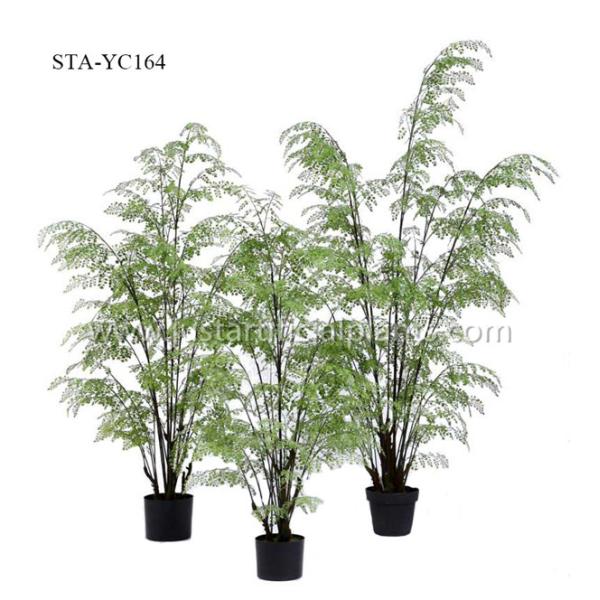 Quality Green Foliages Artificial Hanging Ferns Fire Retardant 180CM 130CM 100CM for sale