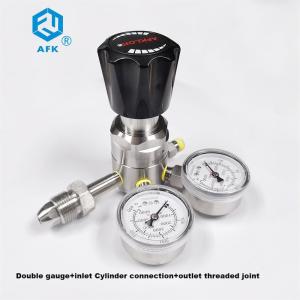 Buy cheap AFK Nitrogen SS Single Stage Pressure Regulator High Pressure 350 Bar 6000psi 1/4in from wholesalers
