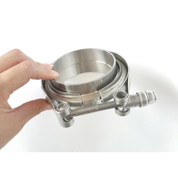 Buy cheap Turbo Downpipe Exhaust Stainless V-Band Bolt Clamp with Flange from wholesalers