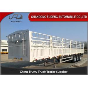 Buy cheap Carbon Steel Tri Axles Heavy Dropside Side Wall Trailer from wholesalers