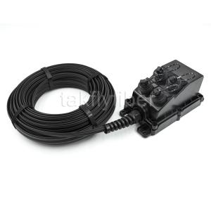 4 Port Dielectric Flat Loose Tube Cable OptiTap SC/APC MST H-Optic SC Optitap