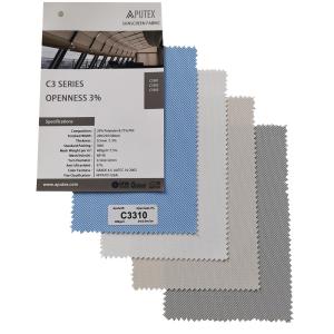 Buy cheap Fire Retardant Drapery Rolls Blackout Roller Shade Polyester Sunscreen Fabric from wholesalers