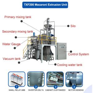 Automatic Grain Product Making Machines Multifunctional Macaroni Flour Mixer for