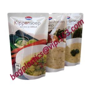 Buy cheap Custom Detox Tea Printed Stand Up Zipper Plastic Zip lockk Pouch Standup Bag For Soup Food Packaging,Salad Dressings, Soup from wholesalers