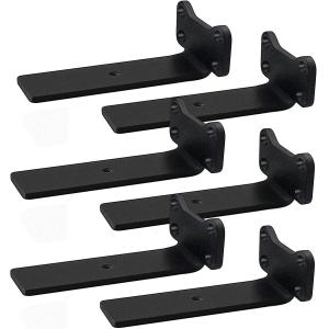 Buy cheap Industrial L Shelf Bracket Heavy Duty 1/5 Inch Thick in Black with Custom Polishing from wholesalers