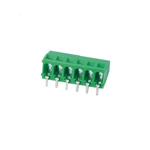 Buy cheap 300V 5.0mm Pcb Mount Screw Terminal Right Angle HQ128R Brass Cage from wholesalers