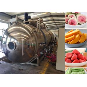 Buy cheap Medium Food Vacuum Freeze Drying Machine 100kg/Batch from wholesalers