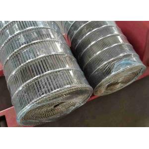 0.9mm To 2.8mm Flat Flex Wire Conveyor Belt With Various Edge