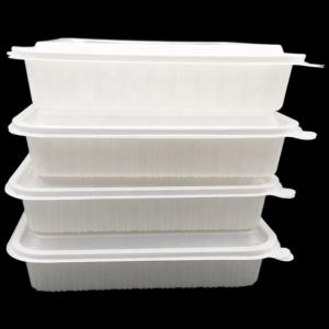 Buy cheap Lightweight Eco Friendly Disposable Tableware Pla Food Container Heat Resistance from wholesalers