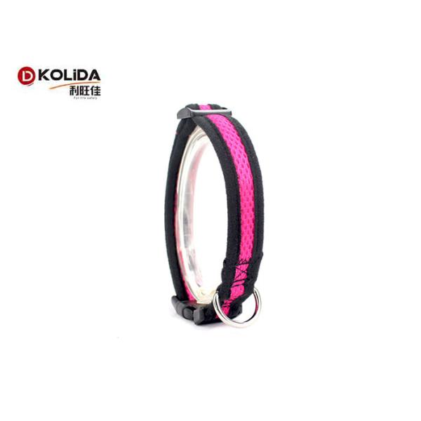 Buy cheap 2.5cm Width Safety Nylon Dog Collars , Airmesh Materia Adjustable Puppy Collar from wholesalers