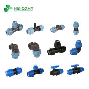 Buy cheap Nice Color and Equal Elbow PP Compression Fittings for Deep Blue Irrigation Water from wholesalers