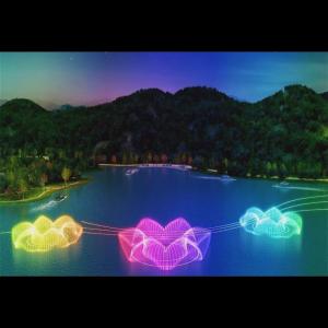 Buy cheap dancing water fountain synchronized with rhythm from wholesalers