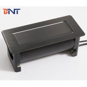 Buy cheap Thick aluminum panel touch press conference table flip up power outlet from wholesalers