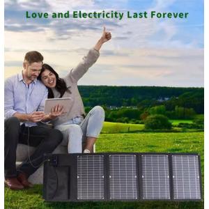Buy cheap 100W 200W 300W Portable Foldable Solar Panel Charger for Portable Power Station Black from wholesalers