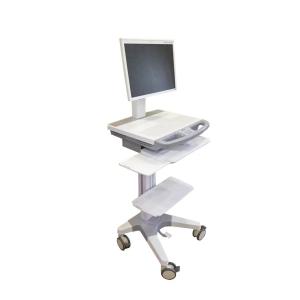 Buy cheap Hospital Medical Furniture Computer RV With Four Wheels White from wholesalers