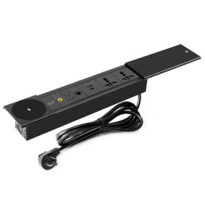Buy cheap Multi-Functional Sliding Cover Power Socket for Office Desks with USB Charge Module type from wholesalers