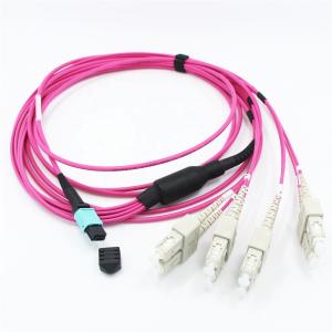 Buy cheap Small Volume MPO MTP Patch Cord Pre Terminated Harness Breakout Cable For Data Center Cabling from wholesalers