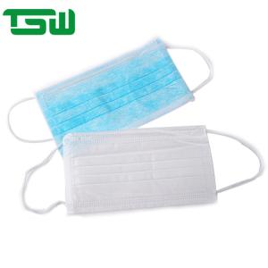 Buy cheap Breatheable 25g 17.5*9.5cm Disposable Nonwoven 3 Ply Face Mask from wholesalers
