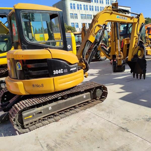 Original Caterpillar 304C Mini Digger Machine High Efficiency