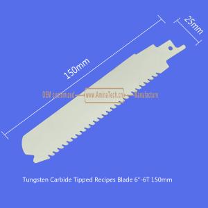 Buy cheap Tungsten Carbide Tipped Recipes Blade 6"-6T 150mm,Reciprocating from wholesalers