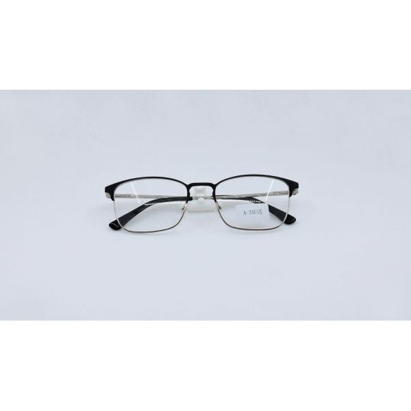 Buy cheap Retro metal Eyewear Square optical frames with flexible spring hinges new idea design hotsell from wholesalers