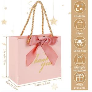 Buy cheap Clothing Packaging Shopping Bag With Ribbon Handle And Custom Logo from wholesalers