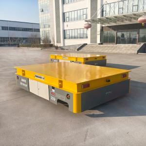 25T Accumulator Powered Polyurethane Wheels Trackless Transfer Cart