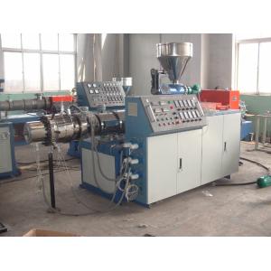 Buy cheap Double Screw Plastic Pipe Extrusion Line 380v , Plastic Pipe Machinery from wholesalers