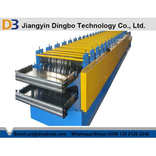 Quality Roof Panel Roll Forming Machine With Hydraulic Cutting Type For Steel-structure Warehouse for sale