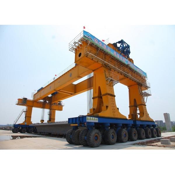 Quality Costomized Bridge Beam Launcher Crane , Girder Gantry Crane Simple Operation for sale