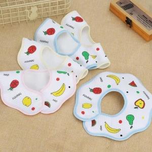 Zero Formaldehyde Printed Muslin Burp Cloths 100 Cotton MBCT 015 Custom Size