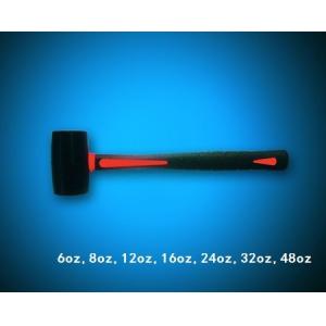Buy cheap black rubber mallet hammer with TPR handle product