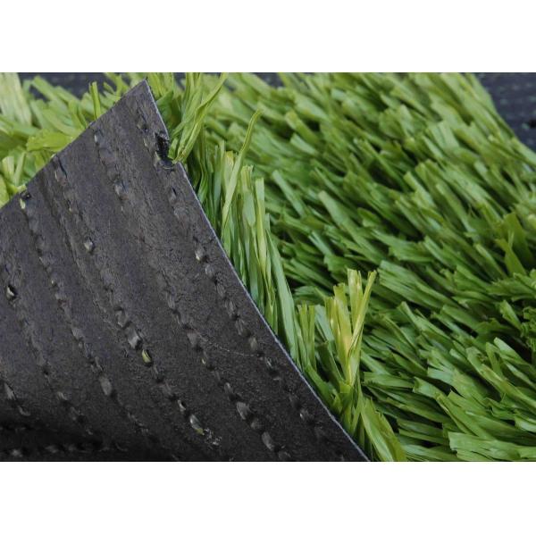 Buy cheap Green Football Artificial Turf Dtex 11200 WIth CPP+LENO Backing And SBR Latex Coating Low Maintenance from wholesalers