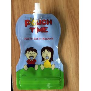 Buy cheap Colorful Baby Food Spout Pouch Packaging With Zipper Reclosable from wholesalers