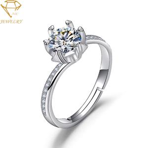 Buy cheap Diamond Engagement Personalized Silver Ring from wholesalers